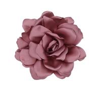 LOZTBUE 1 pezzo spilla fiore rosa, spilla mussola grande, fermaglio per capelli, classico, elegante, fatto a mano, spilla fiore, adatto per matrimonio, festa, danza(Champagne)