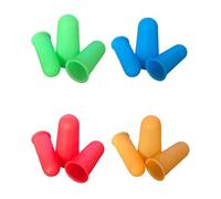 LOZTBUE 12x Protezioni per le dita, Protezioni per le dita con colla a caldo, Protezioni per le dita in silicone, Protezioni per le dita con copertura antitaglio Resina di colofonia