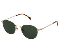 Lozza Firenze 33 Sl2355 Occhiali Da Sole Unisex Acciaio Rotondo Verde 51mm