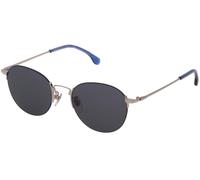 Lozza Firenze 33 Sl2355 Occhiali Da Sole Unisex Argento Rotondo Grigio 51mm