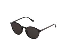 Lozza Unisex Lozza SL4226 - FERRARA 4 0700 Occhiali da sole Acetato Nero Grigio Rotonda Normale