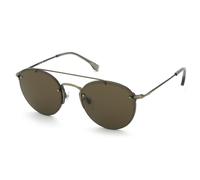 Lozza Uomo SL2433 GUBBIO 3 0SRF Occhiali da sole Metallo Oro Marrone Pantos Normale