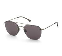 Lozza Uomo SL2434 GUBBIO 4 P8AF Occhiali da sole Metallo Palladio Marrone Squadrata Normale