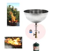 LP 0.5kg Serbatoio Dk Gas Fuoco Tavolo/Ciotola Kit e Durata Warr 316 in Brucia