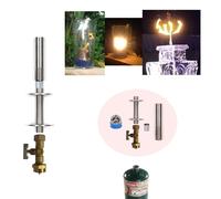 LP 0.5kg Serbatoio Dk Gas Fuoco Tavolo/Ciotola Kit e Durata Warr 316 in Brucia