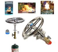 LP 0.5kg Serbatoio Dk Gas Fuoco Tavolo/Ciotola Kit e Durata Warr 316 in Brucia