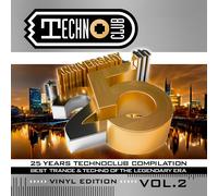 LP 25 Anni Techno Club Compilation Vol.2 di Vari Artisti 2LPs Coloured Viny