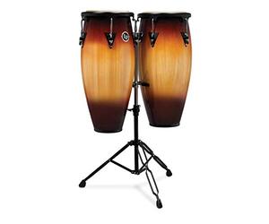 LP Aspire 25,4 x 27,9 cm legno Conga set W/Std Vtg Sunburst