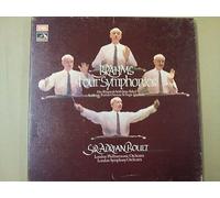 LP BRAHMS Four Symphonies Sir Adrian Boult 4 LP SLS5009