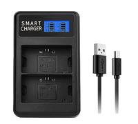 LP E6 LCD Display Batteria Canale Ricarica USB Per 5D Mark II 5D Mark III Fotocamere Digitali Canale LCD