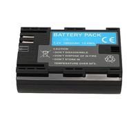 LP E6N Batteria per Fotocamera R5 R5C R6MarkI R6 R7 R 5D Mark IV III II 5DS 5DS R 5D Mark 6D Mark II 6D 7D Mark II 7D 90D 80D 70D 60D 60Da, 1865mAh 7.2V