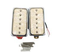LP Humbucker Pickups Set (50# & 52#) - Guscio in rame cavo con perla bianca - 8,5 x 3,8 x 2,4 cm - 0,2 kg - per chitarre stile Les Paul