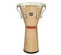 LP Latin Percussion Aspire Tunable Wood Djembe 12,5", Natural/Chrome LPA630-AWC