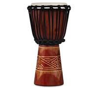 LP Latin Percussion Djembe World Beat Wood Art Rosso/Naturale LP713SR