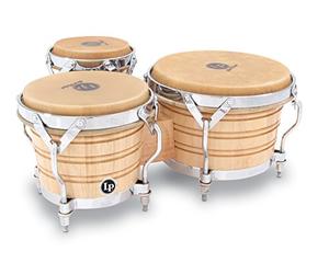 LP Latin Percussion Generation III - Bongo triplo in legno, LP202-AW