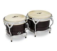 LP Latin Percussion LP811000 Matador Bongo, Legno, Marrone Scuro, Hardware Cromato M201