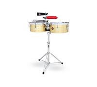 LP Latin Percussion Timbales Tito Puente in ottone massiccio 14"/15" LP257-B