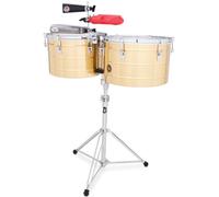 LP Latin Percussion Timbales Tito Puente Thunder Timbs Brass LP258-B