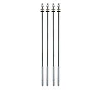 LP Latin Percussion Viti per accordatura Brazilian Repinique - LP3110, LP3112, 4 pezzi, cromo - LP3921