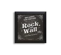 Lp Rahmen - ROCK ON WALL Cornice per Lp (Nero)