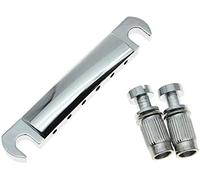 LP Style Tune-o-Matic - Barra di arresto per cordiera per chitarra Les Paul SG, cromata