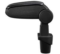 LP Trade Bracciolo Centrale Caddy 3 4 2K 2C SA | Accessorio per console di stoccaggio e bracciolo con vano organizzatore | Ricambio per Interni Auto | Similpelle Nera - Cucitura Bianca