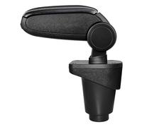 LP Trade Bracciolo centrale per 500 l fase 1 | Accessorio per console di stoccaggio e poggiapolsi con vano organizzatore, pezzo di ricambio interno per auto, similpelle nera, cuciture bianche