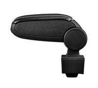 LP Trade Bracciolo centrale per A3 S3 8L | Accessorio per console di stoccaggio e poggiabraccia con vano organizzatore | Ricambio per interni auto | Similpelle nera - Cucitura bianca