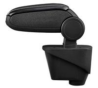 LP Trade Bracciolo centrale per C3 II 2 | Accessorio per console di stoccaggio e poggiapolsi con vano organizzatore, pezzo di ricambio interno per auto | similpelle nera - Cucitura bianca