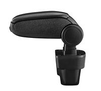 LP Trade Bracciolo Centrale per Fiorino 3 III | Accessorio per Console di Organizzazione e Poggiabraccio con Vano Organizzatore | Pezzo di Ricambio per Interni di Auto | Similpelle Nero - Cuciture