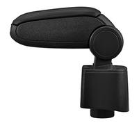 LP Trade Bracciolo Centrale Polo 5 V 6R 6C | Accessorio per Console di Organizzazione e Poggiabraccio con Vano Portaoggetti | Pezzo di Ricambio per Interni di Auto | Similpelle Nero - Cucitura Nera