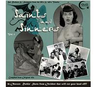 LP/VA ✯SAINTS & SINNERS #1✯ Superbo raro R&B, Black Rockers, Rockabilly, R'n'R #