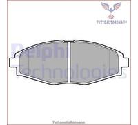 Kit pastiglie freno anteriore DELPHI LP1390 per CHEVROLET MATIZ 0.8
