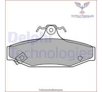 LP1420 Kit pastiglie pattini freno Delphi Posteriore per CHEVROLET CORVETTE CAM
