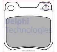 LP1441 Kit pastiglie pattini freno Delphi Posteriore per SAAB 9-5 9-3 900
