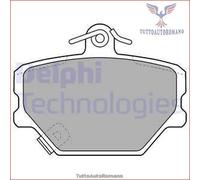 LP1465 Kit pastiglie pattini freno Delphi Anteriore per SMART CROSSBLADE CITY-C