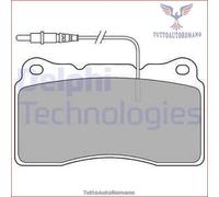 LP1516 Kit pastiglie pattini freno Delphi Anteriore per CITROEN C8 FIAT ULYSSE