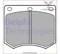 LP154 Kit pastiglie pattini freno Delphi Anteriore per FORD GRANADA CORTINA TAU