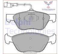 LP1587 Kit pastiglie pattini freno Delphi Anteriore per ALFA ROMEO SPIDER GTV 1
