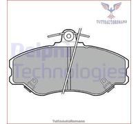 LP1599 Kit pastiglie pattini freno Delphi Anteriore per HYUNDAI H100