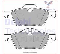LP1657 Kit pastiglie pattini freno Delphi Anteriore per MINI