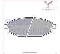 LP1665 Kit pastiglie pattini freno Delphi Anteriore per GALLOPER HYUNDAI