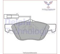 LP1686 Kit pastiglie pattini freno Delphi Anteriore per ALFA ROMEO 156 147 GT F