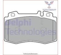 Set di pastiglie freno DELPHI LP1688, indietro