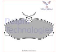 LP1695 Kit pastiglie pattini freno Delphi Anteriore per NISSAN PRIMASTAR OPEL V