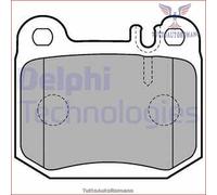 LP1705 Kit pastiglie pattini freno Delphi Posteriore per MASERATI QUATTROPORTE