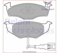 LP1709 Kit pastiglie pattini freno Delphi Anteriore per MERCEDES SPRINTER 509 S
