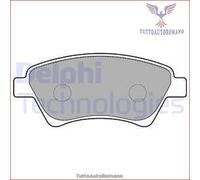 LP1730 Kit pastiglie pattini freno Delphi Anteriore per RENAULT SCENIC MEGANE K