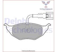 LP1736 Kit pastiglie pattini freno Delphi Anteriore per AUDI A2 VW LUPO
