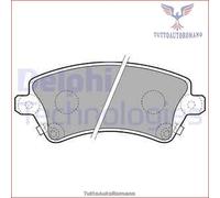 LP1737 Kit pastiglie pattini freno Delphi Anteriore per TOYOTA COROLLA